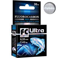 Леска "AQUA" FC Ultra Fluorocarbon 0.35 30м