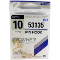 Крючок OWNER 53135 Pin Hook gold №10 (10 шт.)