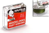 Поводковый материал Nautilus Fast Sinking 25lb 10м Camou Green