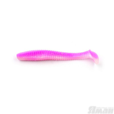 Виброхвост YAMAN Flatter Shad, р.5 inch, цвет #29 - Pink Pearl (уп. 4 шт.)