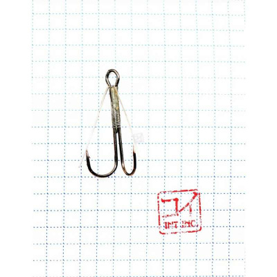 Крючок KOI "WEEDLESS DOUBLE HOOK", размер 2 (INT), цвет BN, двойник незацепляйка (5 шт.)