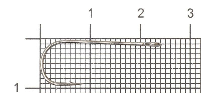 Крючок KOI "SINGLE SPOON LONG", размер 4 (INT), цвет BN (10 шт.)