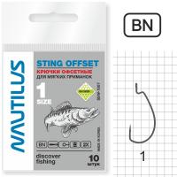 Крючок Nautilus Sting Offset SSW 1007 № 1