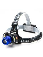 Фонарь налобный "СИБИРСКИЙ СЛЕДОПЫТ-Лайт", 1 LED + 2 COB, zoom, аккум. 220В