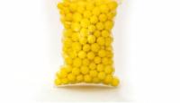 Пенопласт рыболовный Yaman Ваниль, d 4-7 мм, цв. жёлтый (уп. 250 шт)