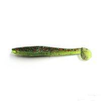 Виброхвост YAMAN Flatter Shad, р.3 inch, цвет #15 - Violet Lime (уп. 6 шт.)