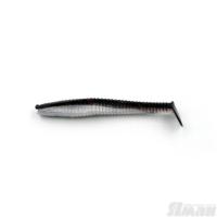 Виброхвост YAMAN Flatter Shad, р.5 inch, цвет #34 - Black Red Flake/Pearl (уп. 4 шт.)