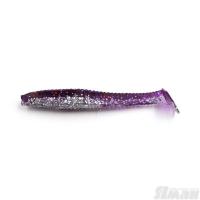 Виброхвост YAMAN Flatter Shad, р.5 inch, цвет #19 - Silver Violet (уп. 4 шт.)