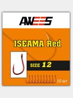 Крючки AWEES Iseama Red №12 (10 шт.)