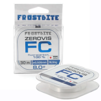 Флюорокарбон Frostbite ZeroVis FC, #8.0, L-30 м, d-0,505 мм, test-16,90 кг, прозрачный
