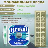 Леска "OWNER" Broad 0.08 100м