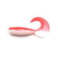 Твистер YAMAN PRO Spry Tail, р.2 inch, цвет #27 - Red White (уп. 10 шт.)