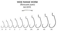 Крючок "FISH SEASON" Wide Range Worm №8 BN 4шт офсет. 3315-08F