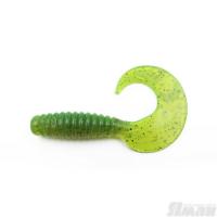 Твистер YAMAN Spiral, р.6 inch, цвет # 10 - Green pepper (уп. 4 шт.)