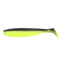 Виброхвост YAMAN PRO Sharky Shad, р.5,5 inch, цвет #32 - Black Red Flake/Chartreuse  (уп 5 шт.)