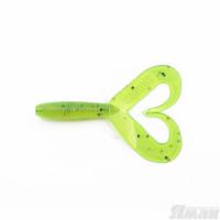 Твистер YAMAN PRO Loop-Two, р.2 inch, цвет  #10 - Green pepper (уп.10 шт)