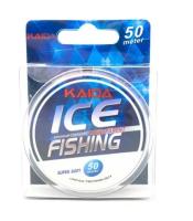 Леска "KAIDA" ICE Fishing прозрачная 50 м 0,105 мм