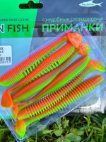 Виброхост Green Fish JIG MIX Awaruna 3,5" цв.01 (6 штук)