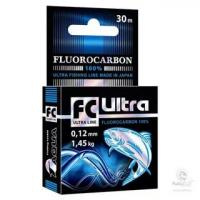 Леска "AQUA" FC Ultra Fluorocarbon 0.12 30м