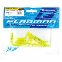 Приманка силик. "FLAGMAN" Слаг Magic Stick 2'' Chartreuse 5см 10шт FMS20-112