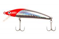 Воблер Asari Catch Minnow 115mm (#03 Silver Red head)															