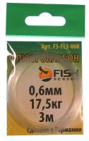 Поводковый материал "FISH SEASON" 0.60мм 17.5кг 3м флюорокарбон FS-FL3-060