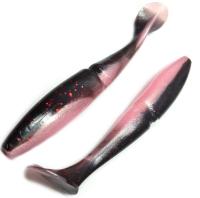 Виброхвост YAMAN Mamura, р.3 inch, цвет #34 - Black Red Flake/Pearl (уп. 6 шт.)