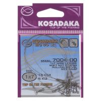 Поводок "KOSADAKA" Classic 15см 6кг 1x7 (5шт) KS-7004-00