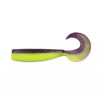 Твистер YAMAN Lazy Tail Shad, р.9 inch цвет #26 - Violet Chartreuse (уп. 2 шт.)