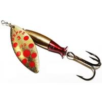 Блесна "MEPPS" Aglia Long Heavy №3 Gold PTS Red 24 гр.