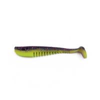Виброхвост YAMAN Legend Minnow, р.3 inch, цвет #26 - Violet Chartreuse (уп. 6 шт.)