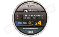 Леска плет. "SibBear" Super Strong PE x4 0.10 135м