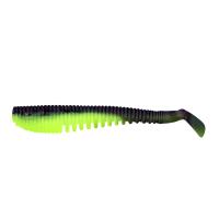 Виброхвост YAMAN PRO Legend Minnow, р.4 inch, цвет #32 - Black Red Flake/Chartreuse (уп. 5 шт.)