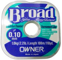 Леска "OWNER" Broad 0.10 100м