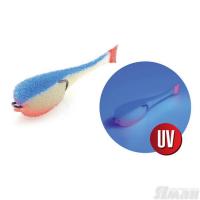 Поролоновая рыбка YAMAN на двойнике, р. 125 мм, цвет 22 UV (1 шт.)