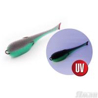 Поролоновая рыбка YAMAN на двойнике, р. 95 мм, цвет 17 UV (1 шт.)