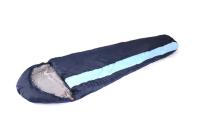 Спальный мешок-кокон  "СЛЕДОПЫТ- Comfort", 230х80 см., до 0 С, 3х слойный, цв.темно-синий