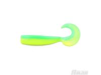 Твистер YAMAN Lazy Tail Shad, р.9 inch цвет #30 - Lime Chartreuse (уп. 2 шт.)