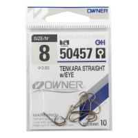 Крючок OWNER 50457 Tenkara Straight w/eye brown №8 (10 шт.)