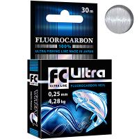 Леска "AQUA" FC Ultra Fluorocarbon 0.25 30м
