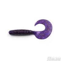 Твистер YAMAN Spiral, р.6 inch, цвет # 08 - Violet (уп. 4 шт.)