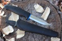 Нож Morakniv 746, сталь, цвет чёрный с синим