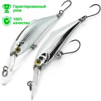 Воблер "KOSADAKA" Sharky Minnow XD 43S плав. 2.15г SIL