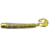 Твистер-червь MEREGA Hooky Tail (съедобная), р.65 мм, вес 1,5 г, цвет M26, креветка (уп.10 шт)