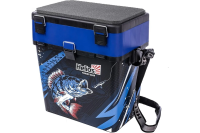Ящик для зимней рыбалки "ICE FISHING PERCH" Helios, 19 л, синий