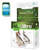 Леска "AQUA" NL Ultra White Fish белая рыба 0.10 30м