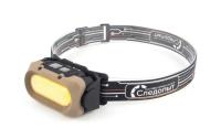 Фонарь налобный "СИБИРСКИЙ СЛЕДОПЫТ-LINKOS", 1 COB+6 LED SMD, аккум. 220В
