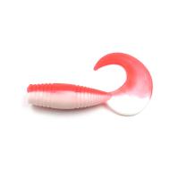 Твистер YAMAN PRO Spry Tail, р.3 inch, цвет #27 - Red White (уп. 8 шт.)