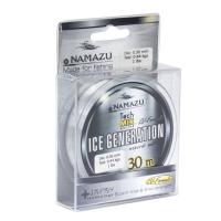 Леска Namazu "Ice Generation", L-30 м, d-0,26 мм, test-5,12 кг, прозрачная