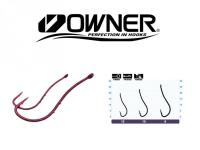 Крючок OWNER 53118 Worm SP-BH bloody red №12 (9 шт.)
